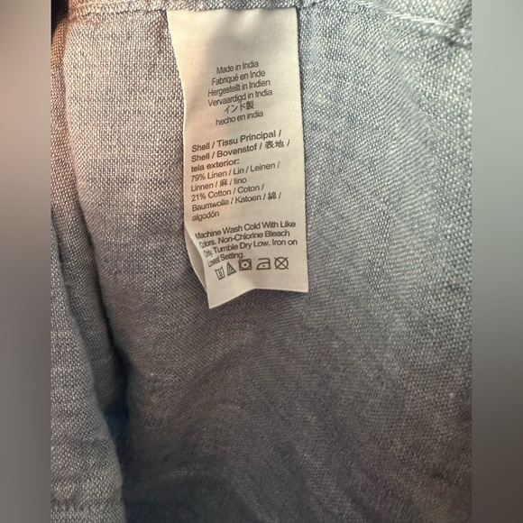 J.Crew Slim Fit Button-Down Shirt Men’s Size L Light Blue - Picture 6 of 7